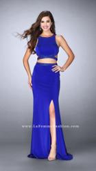 Gigi - Elegant Sleeveless Jewel Neck Two-piece Jersey Dress 23905