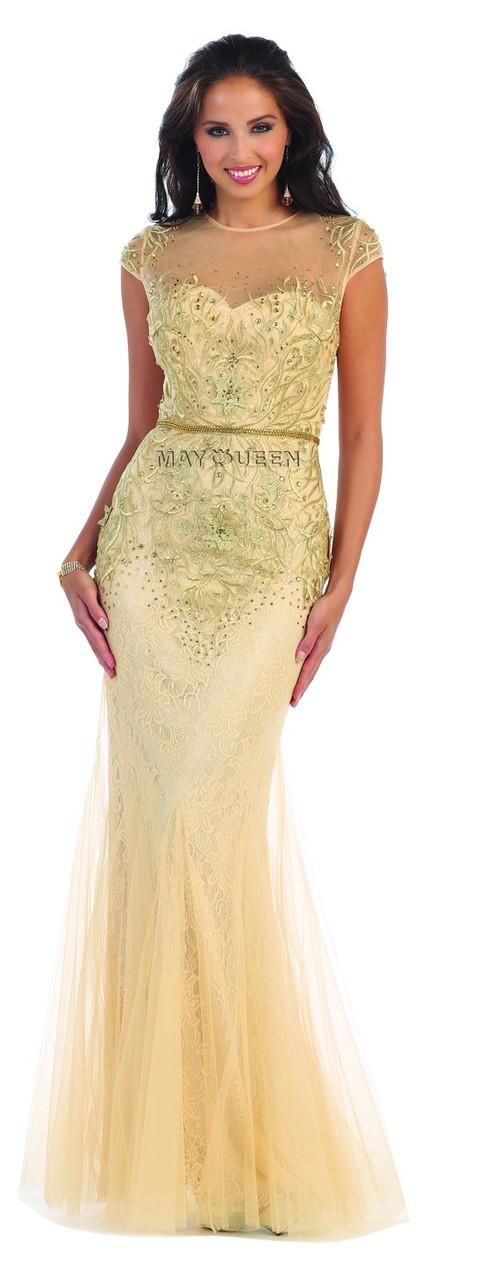 Stunning Beaded Illusion Sweetheart Neck Mermaid Gown