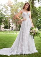 Martin Thornburg For Mon Cheri - 118268 Floral Sweetheart Bridal Gown