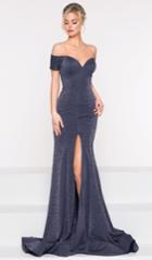 Colors Dress - 2014 Fitted Off-shoulder Trumpet Evening Gown