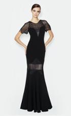 Daymor Couture - Illusion Jewel Neck Mermaid Gown 566