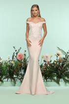 Zoey Grey - 31220 Floral Embroidered Detail Mermaid Gown