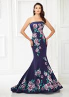 Montage By Mon Cheri - 118973 Strapless Floral Mermaid Gown
