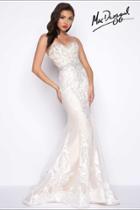 Mac Duggal - Long Mermaid Formal Gown With Lace Applique 79085r