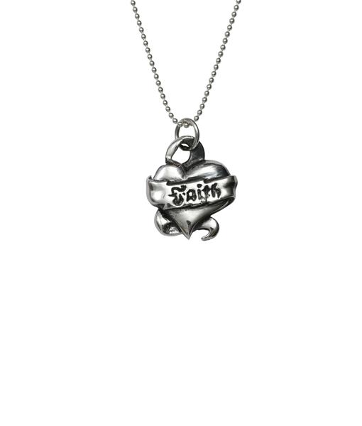 Femme Metale Jewelry - Faith Charm Necklace