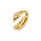 Logan Hollowell - One-of Rose Cut Diamond Snake Ring