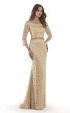 Morrell Maxie - 15722 Lace Off Shoulder Trumpet Dress
