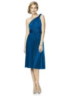 Dessy Collection - Mj-twist1 Dress In Cerulean