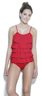 2017 Estivo Swimwear - Removable Cups Ruffled One Piece 3038/sld/28