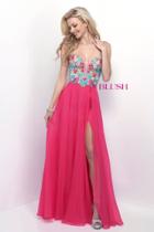Blush - Sweetheart Chiffon A-line Dress 11350