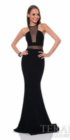 Terani Evening - Dauntless High Neck Jersey Sheath Gown 1611p0264a