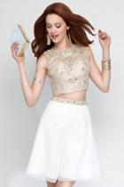 Alyce Paris - 3691 Two Piece Embellished Illusion Bateau A-line Dress