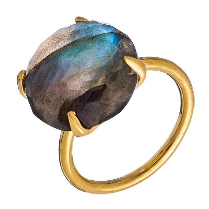Heather Hawkins - Radiate Gemstone Ring In Labradorite