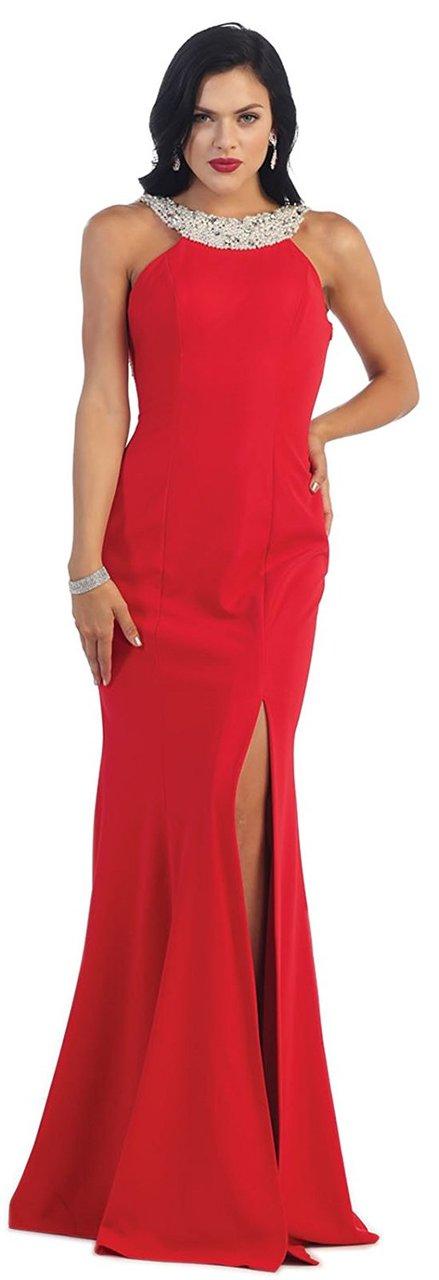 Open Back Long Dress