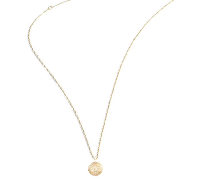 Nina Nguyen Jewelry - Petite Round Gold Necklace