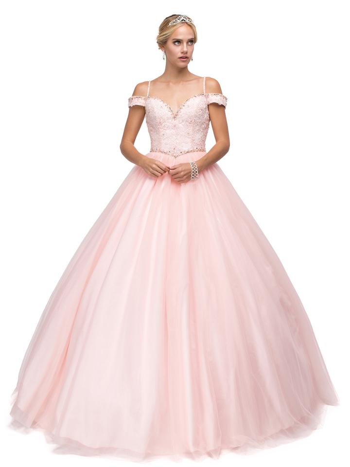 Dancing Queen - 1154 Fabulous Off-shoulder Beaded Ballgown