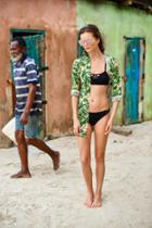 2018 Malai Swimwear - Chief Fishbone Onix Bralette Top T00317