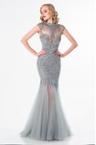 Terani Evening - Crystal-encrusted Gown 1521gl0753b