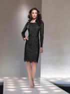 Social Occasions By Mon Cheri - 214846 Short Dress In Black