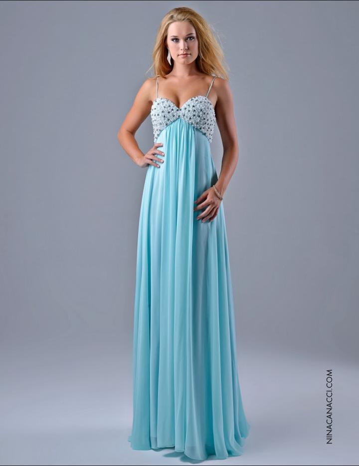 Nina Canacci - 1095 Dress In Sea Foam
