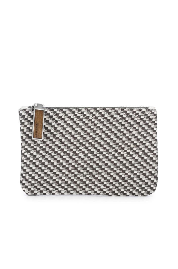 August Handbags - The Maiori In Graphite Woven