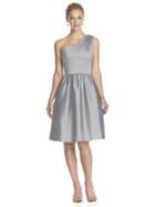 Alfred Sung - D530 Bridesmaid Dress In French Gray