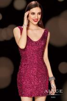 Alyce Paris Homecoming - 4389 Dress In Raspberry