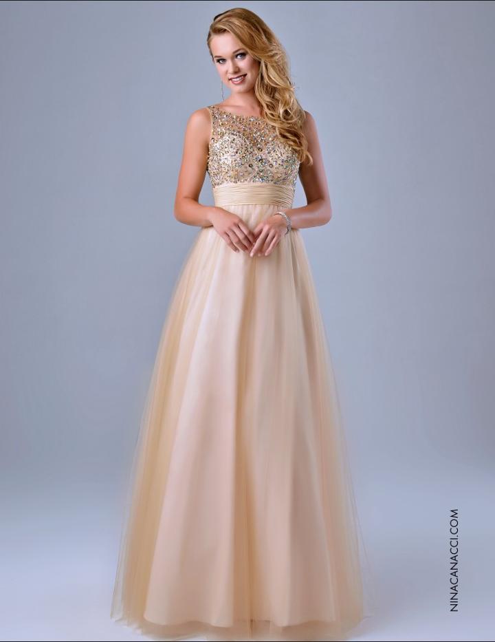 Nina Canacci - 8037 Dress In Nude