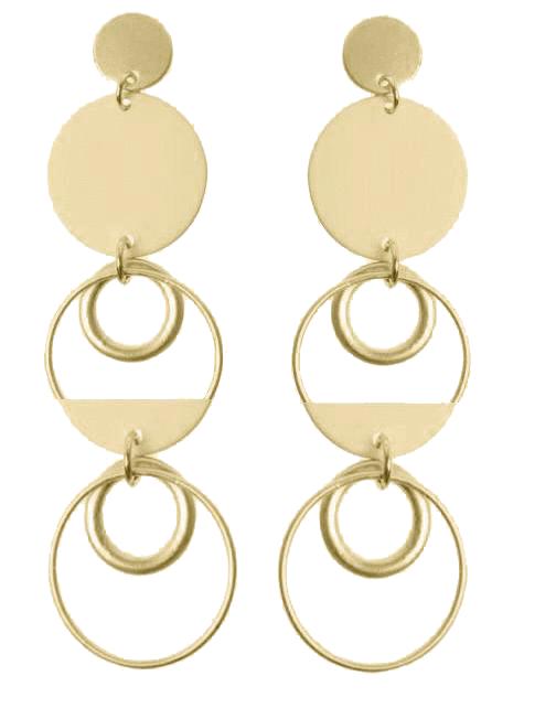 Bonheur Jewelry - Viola Gold Earrings