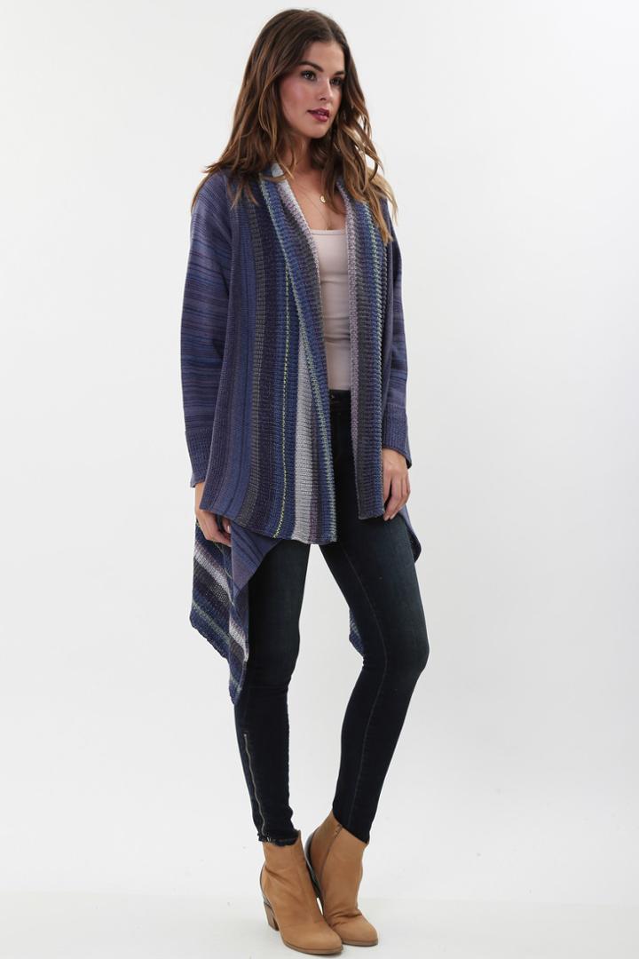 Goddis - Rayne Drape Sweater In Almond Willow