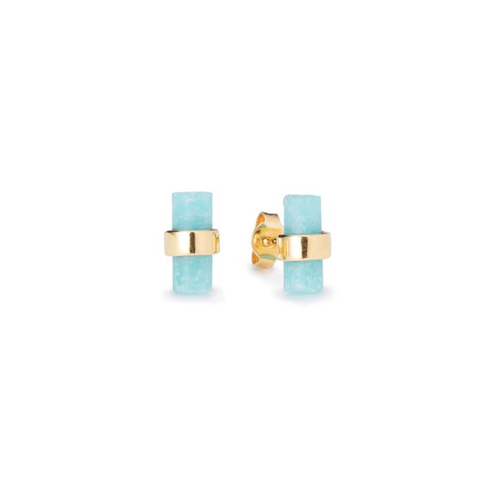 Margaret Elizabeth - Dillon Studs Amazonite