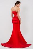 Terani Couture - Statuesque Satin Sweetheart Mermaid Gown 1521e0382a