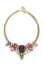 Elizabeth Cole Jewelry - Liv Necklace Mint Pink