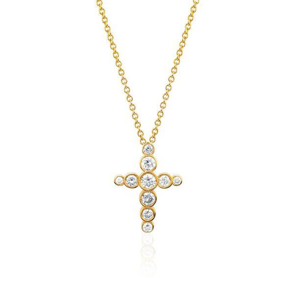 Logan Hollowell - New! Diamond Celestial Cross Necklace