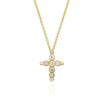 Logan Hollowell - New! Diamond Celestial Cross Necklace