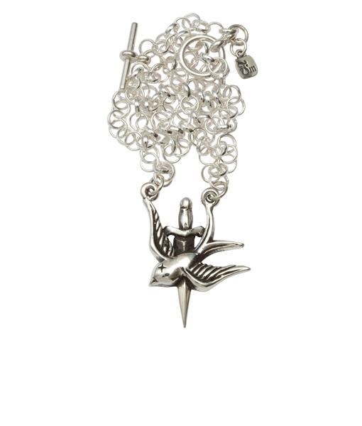 Femme Metale Jewelry - Dead Swallow Necklace