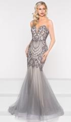 Colors Dress - 2022 Strapless Beaded Fitted Trumpet Gown