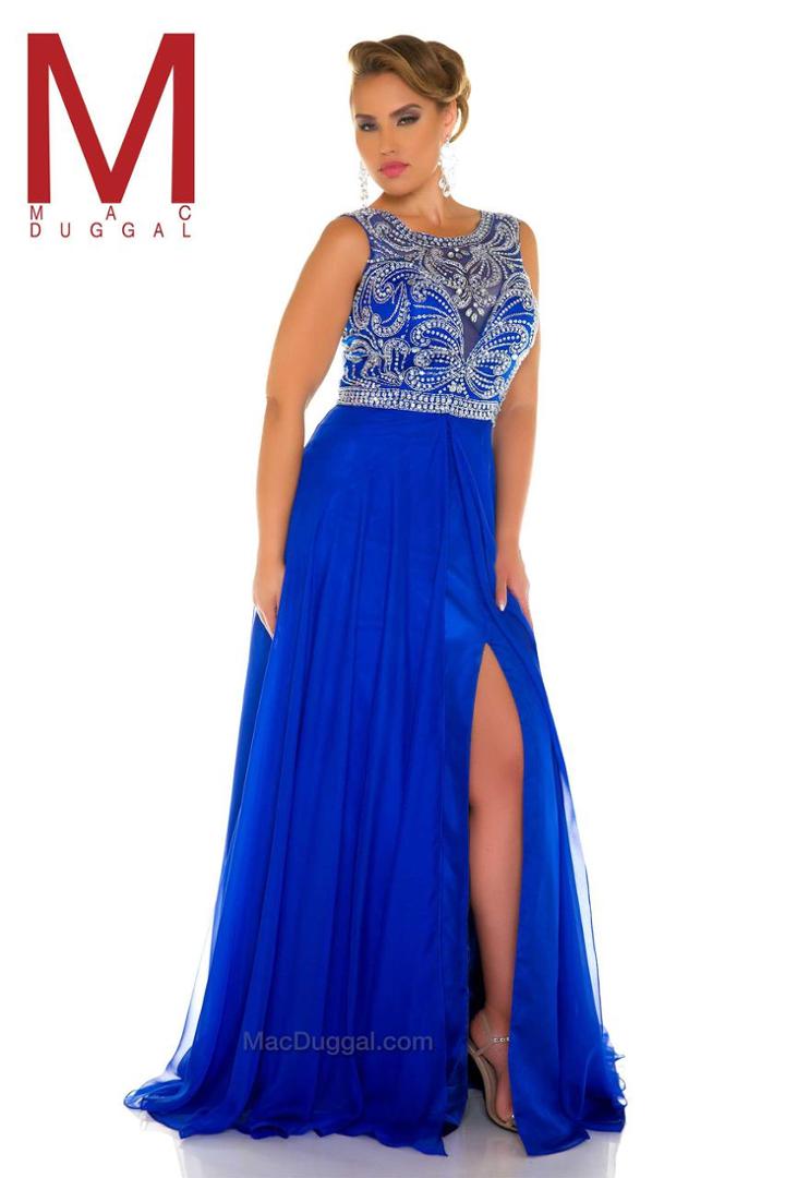 Mac Duggal - 65489 F Royal/silver