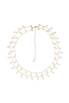 Heather Gardner - Bridal Dangling Moonstone Drops Double Chain Necklace