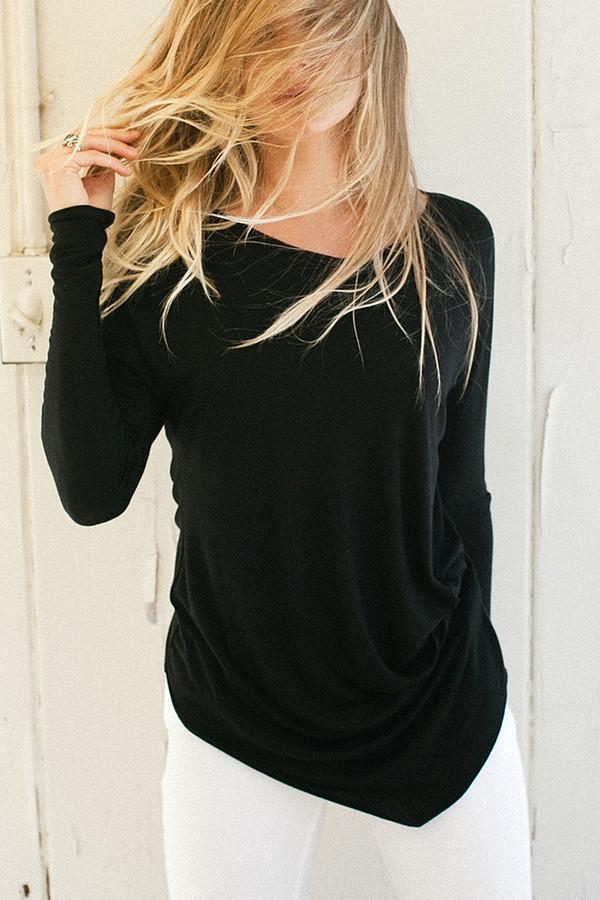 Joah Brown - Knot Me Top In Black