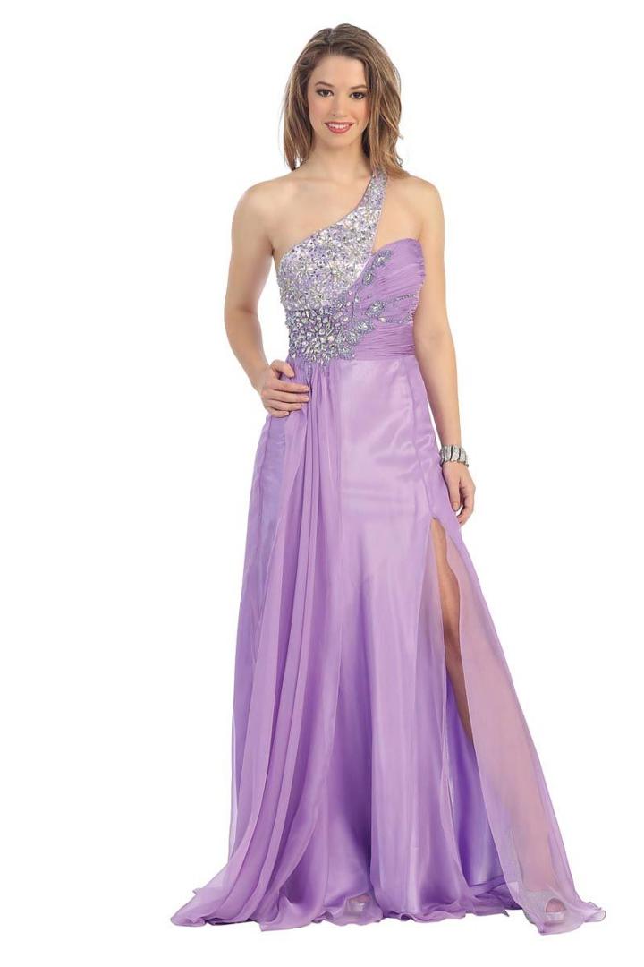 Embellished One Shoulder Strap With Ruched Top