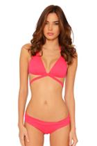 Del Mar Swimwear - Dahlia Halter Bikini Top