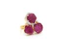 Tresor Collection - 18k Yellow Gold African Ruby And Diamond Ring