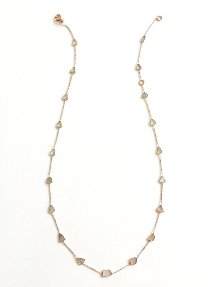 Tresor Collection - Organic Diamonds Necklace In 18k Rg