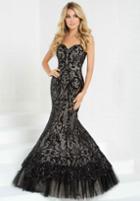 Tiffany Homecoming - 16309 Strapless Sequined Sweetheart Mermaid Dress