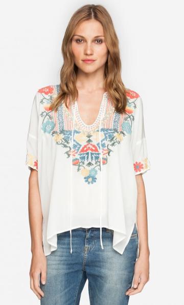 Biya - The Pangaea Blouse In White