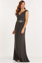 Alyce Paris Black Label - 29751 Surplice Neck Ruched Evening Gown