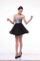Cinderella Divine - Strapless Bejeweled Sweetheart A-line Dress