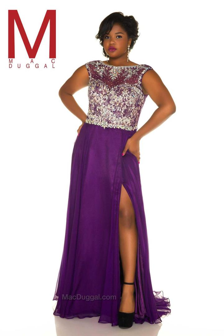 Mac Duggal - 11102 F Deep Purple