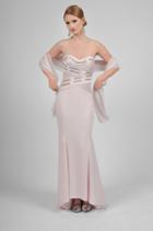 Daymor Couture - Beaded Sweetheart Trumpet Dress 406